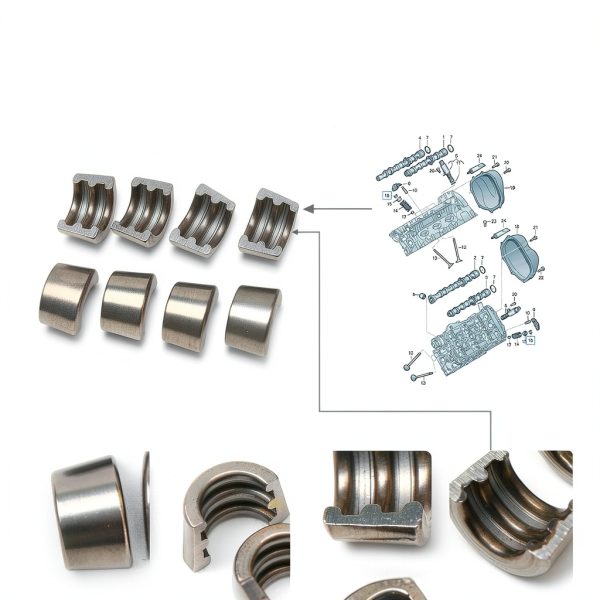 Audi Engine Valve Spring Retainer Metal Direct Replacement-1
