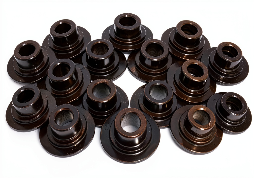 Comp Cams 750-16 spring retainer installed in a performance engine