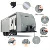 Patuibe RV Trailer Cover 22-24 FT Grey Model 1 Heavy Duty Waterproof-4