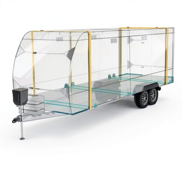 Patuibe RV Trailer Cover 20-22FT Grey Waterproof UV-5