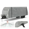 Patuibe RV Trailer Cover 20-22FT Grey Waterproof UV-2
