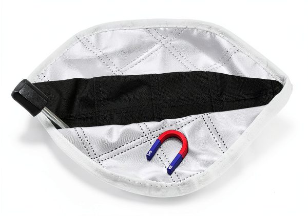 RV windshield cover EXCELFU RWC159753 Silver Full‑Coverage Waterproof-3