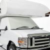 Mofeez RV Windshield Cover White Thin Section Waterproof Fit for Class-0