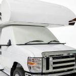 Mofeez RV Windshield Cover White Thin Section Waterproof Fit for Class-0
