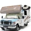 RV windshield cover EXCELFU RWC159753 Silver Full‑Coverage Waterproof-2