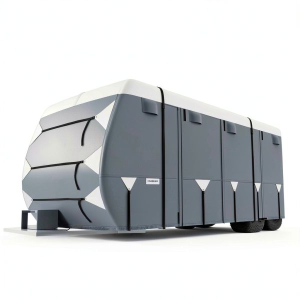 KING BIRD RV Cover TT2427 600lb Rip‑Stop Waterproof Trailer Cover-0