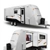 Oxford Fabric Trailer Cover FRUNO 24-27" with Jack and Tire Protection-3