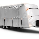 Oxford Fabric Trailer Cover FRUNO 24-27" with Jack and Tire Protection-0