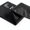 HappyTrends Kitchen Mat for Floor, 2PCS Cushioned Anti-Fatigue Kitchen Rugs, Waterproof Non-Slip Standing Mats and Rugs Set for Kitchen, Office, Laundry, Black, 17.3"×30"+17.3"×47"-4